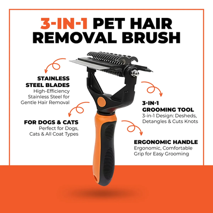 TruePaw™ 3-in-1 Pet Hair Removal Brush