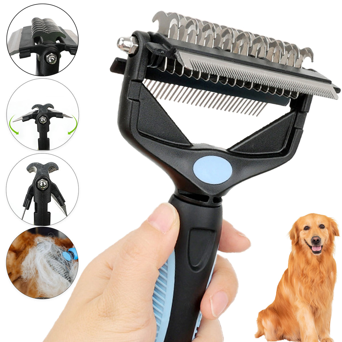 TruePaw™ 3-in-1 Pet Hair Removal Brush